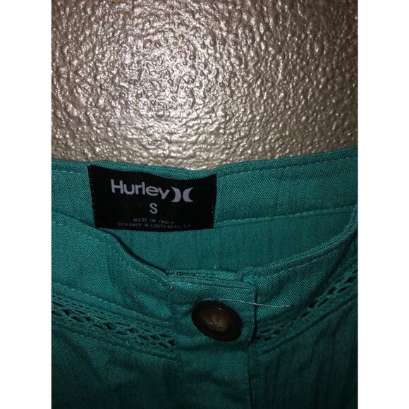 Hurley  CottageCore Hippie Boho Summer Time Tank  Green Blue Slate Tank  Small - Picture 3 of 5